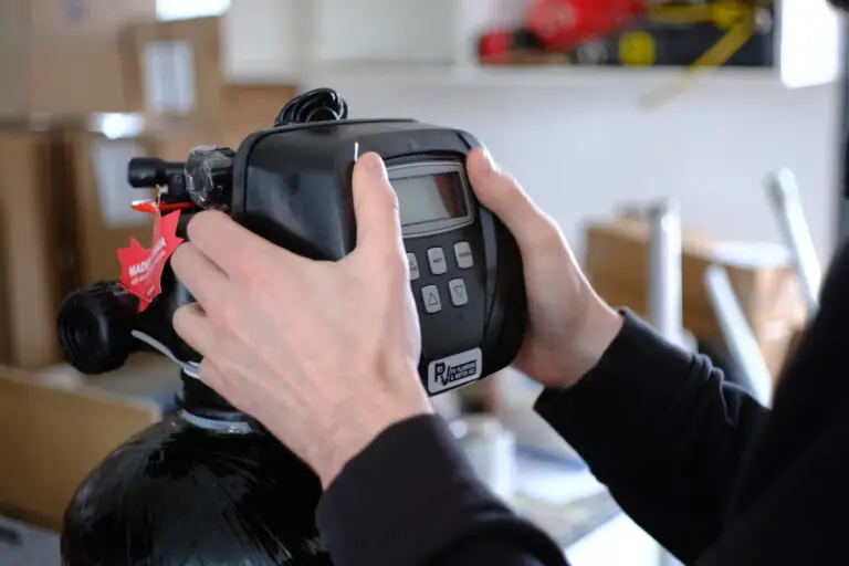 PV Well Water preparing a Clack Water Softener for Installation in Ottawa.