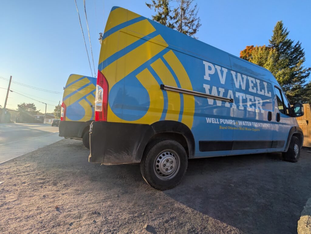 PV Well Water Service Vehicles In Carp, Ontario