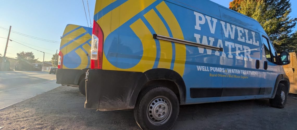 PV Well Water Service Vehicles In Carp, Ontario